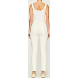 Mara Straight Mid Rise Instasculpt 27" Jeans | White