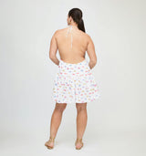 The Sol Tunic Dress - White Rainbow Fish