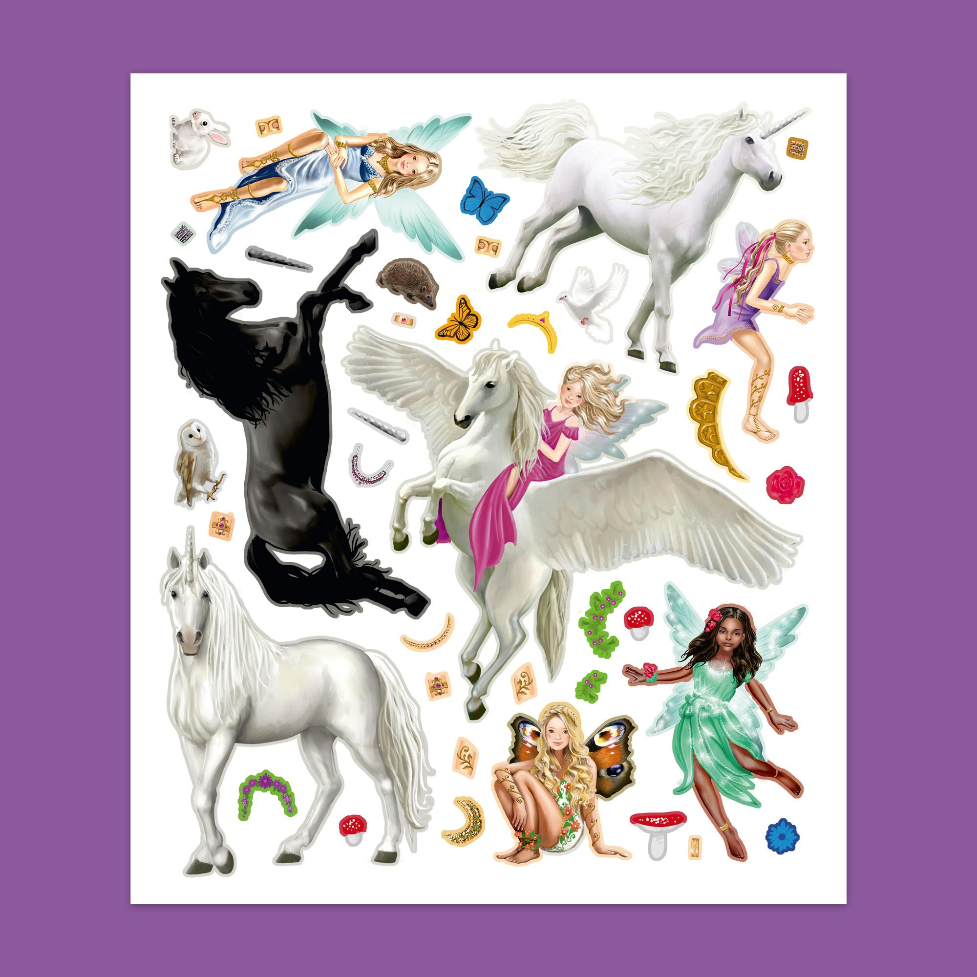 Panorama Sticker Book: Elves & Mermaids