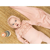 Ruffle Ruched Footie