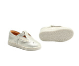 Esterre Shoes | Bunny | Silver Metallic Leather