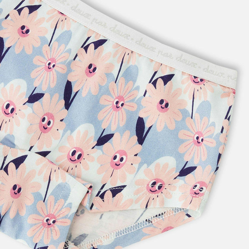 Printed Boyshort Panties (Pack Of 3) In Organic Cotton