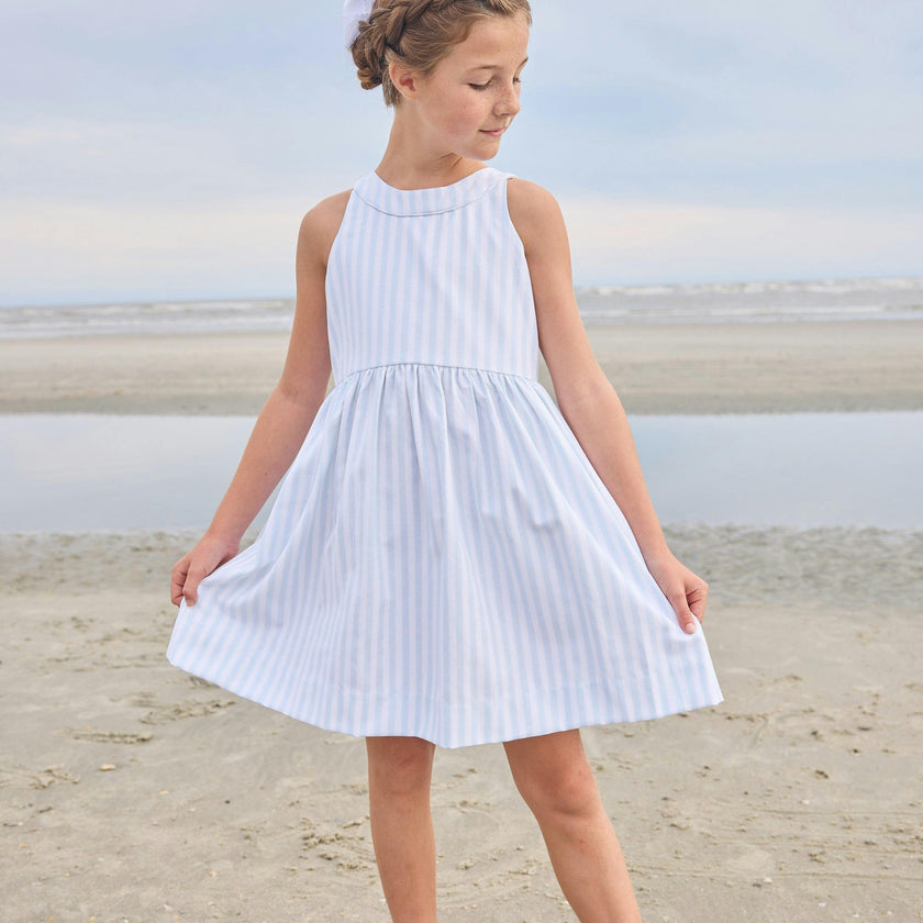 Bow Back Annie Dress - Savannah Stripe