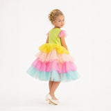 Neon Glow Pastel Princess Dress