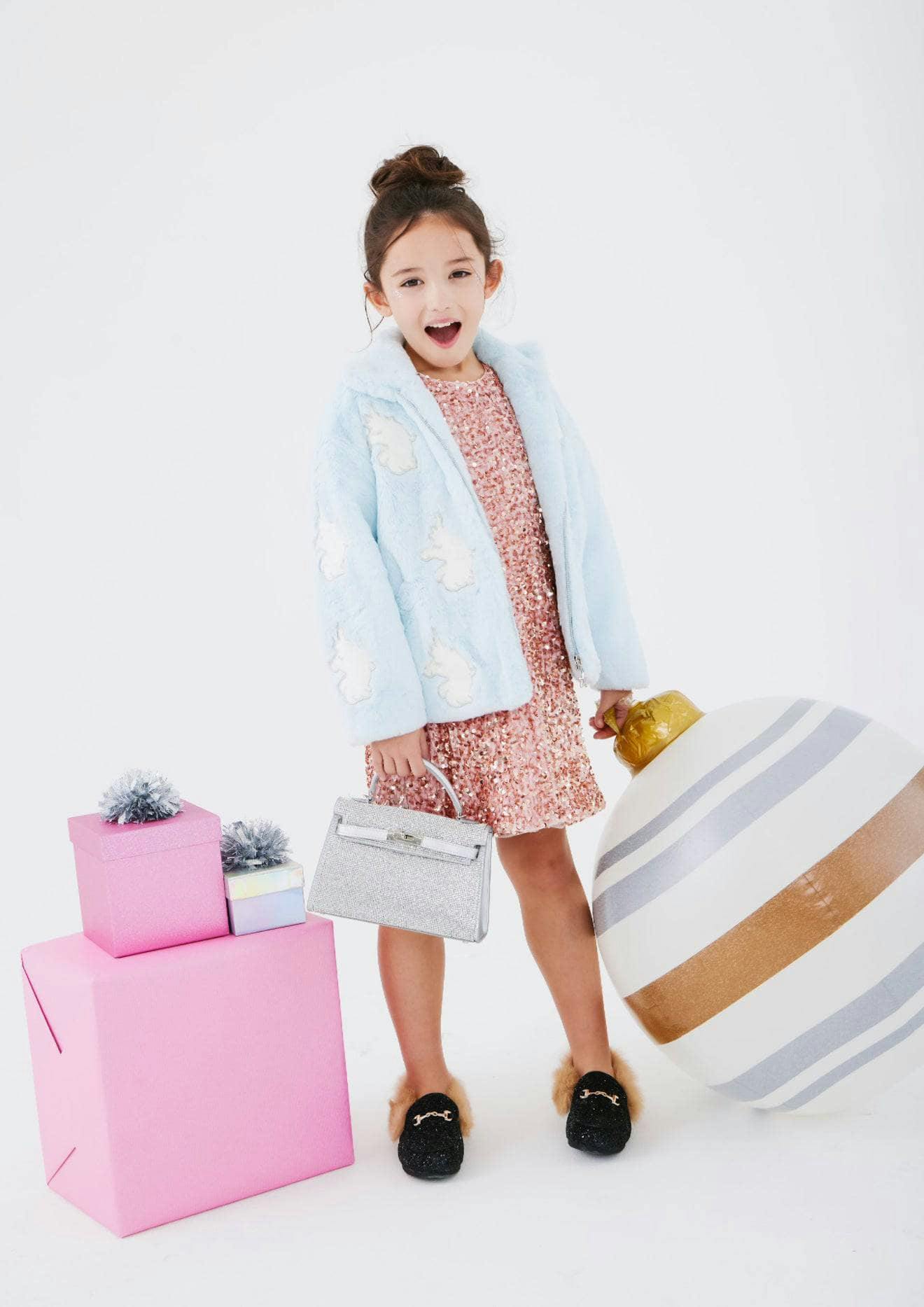 Sky Faux Fur Coat