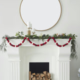 Enormous Christmas Garland - Extra Large Maroon