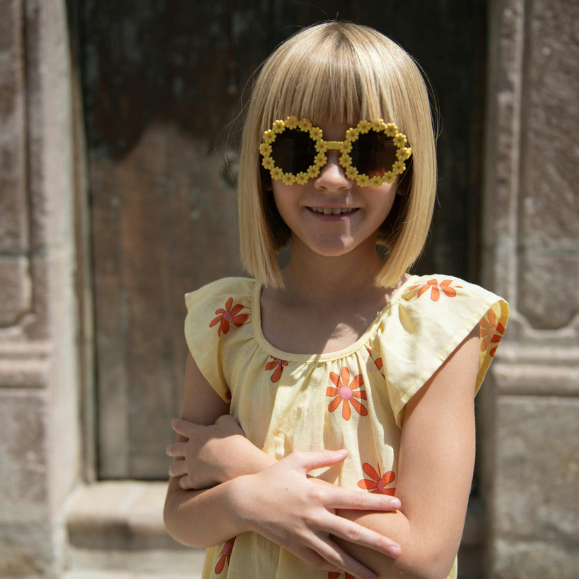 Flower Power Linen Dress