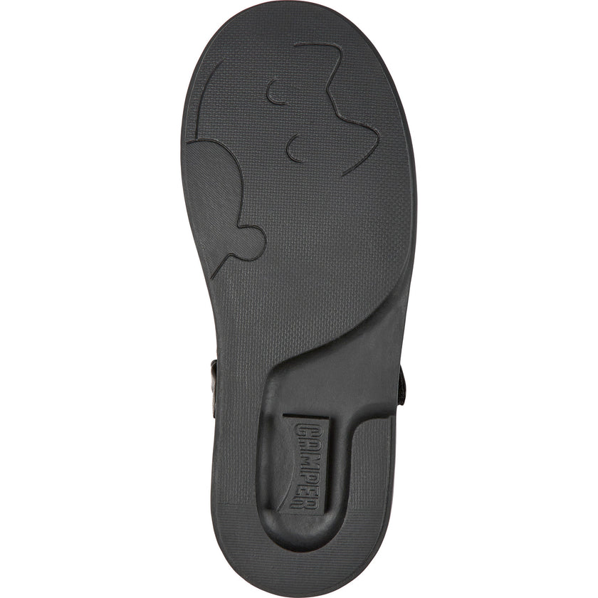 Duet Twins Printed Leather Mary Jane Shoes
