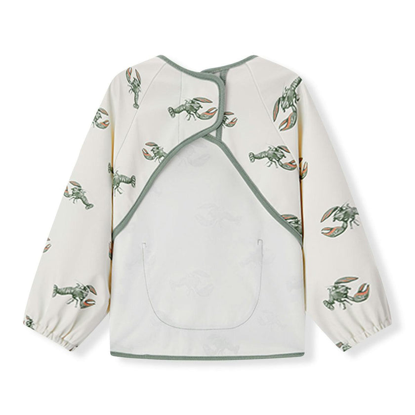 Mint Lobster Long Sleeve Pocket Bib