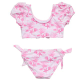 Pink Lagoon Puff Sleeve Bikini
