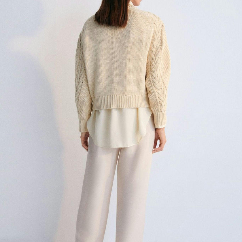 Quios Woman Jumper Macadamia