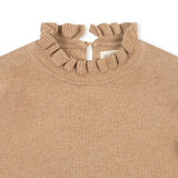 Organic Ruffle Edge Sweater Dress