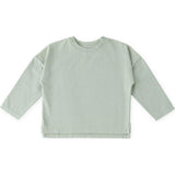 Garment Dye Dropped Shoulder Long Sleeve - Sea