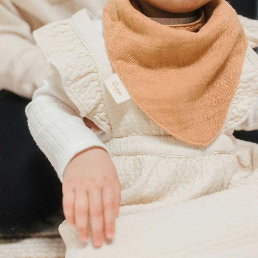 Willow Sage Cotton Bandana Baby Bib (3 Pack)