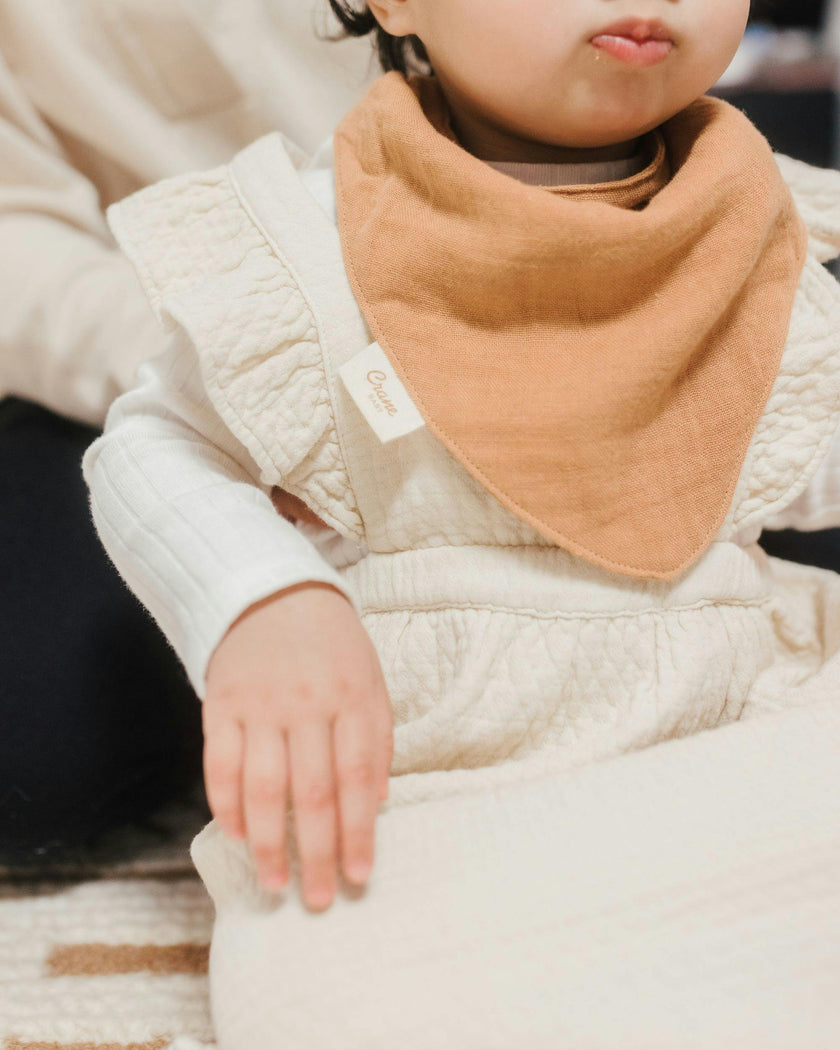 Willow Sage Cotton Bandana Baby Bib (3 Pack)