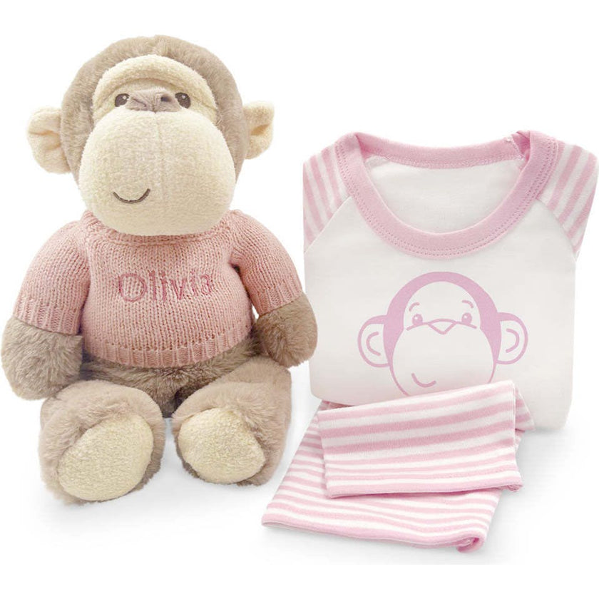 Personalized Morris Soft Toy With Baby Pyjamas