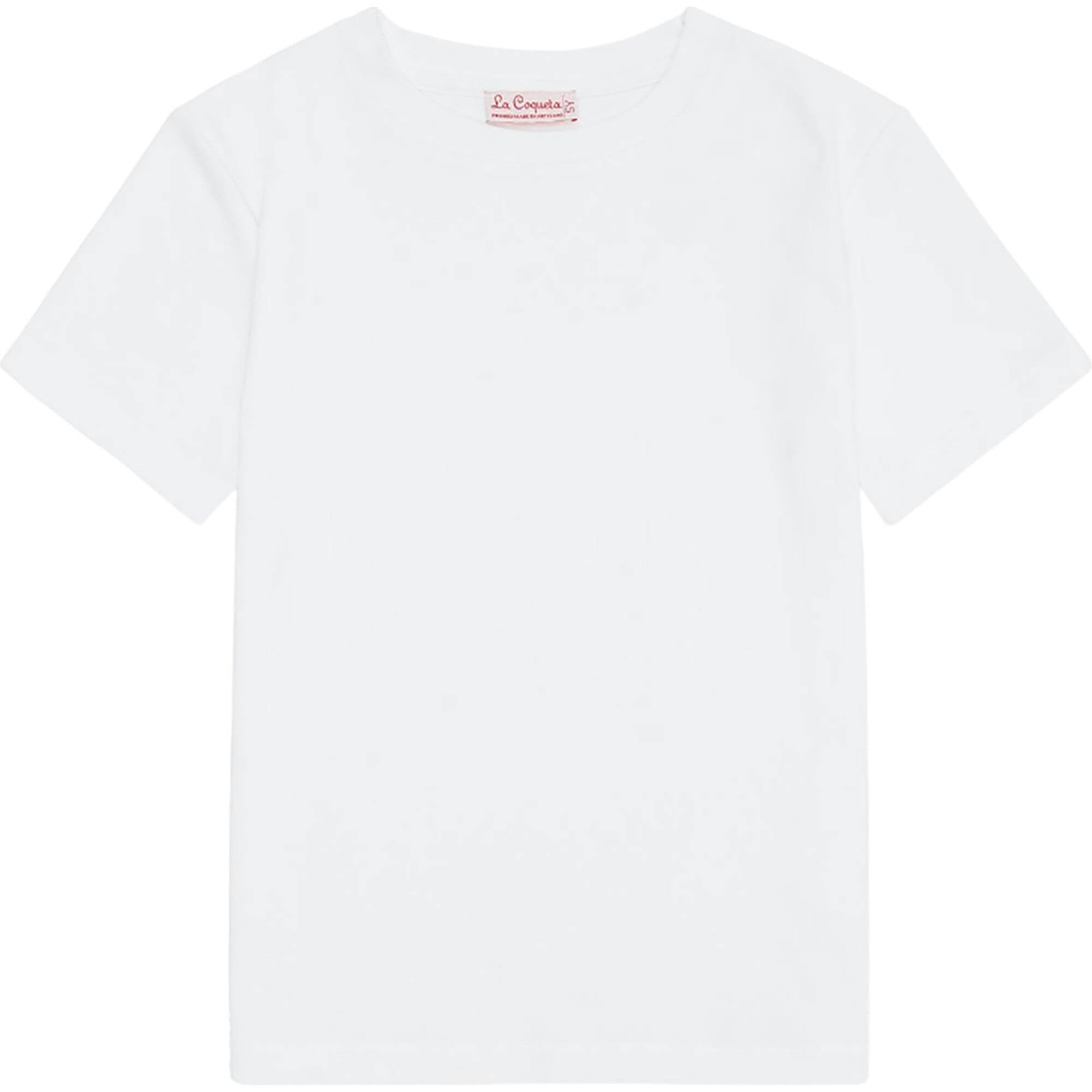 White Arturo Kids Cotton T-Shirt