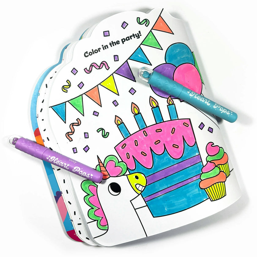 Heart Pops Neon Highlighters - Set of 6