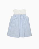 Baby Pinafore Duck Dress in Blue Stripe