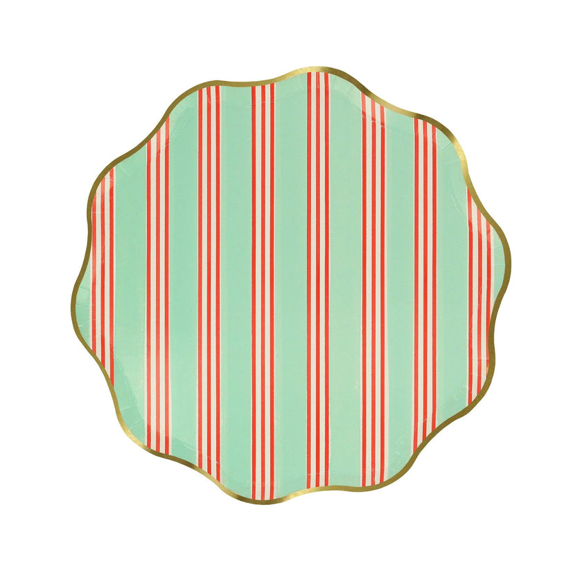 Festive Stripe Side Plates