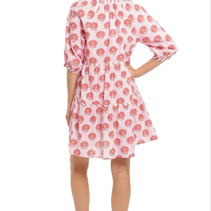 Carlota Dress - Deep Pink