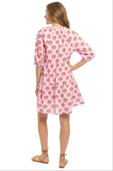 Carlota Dress - Deep Pink