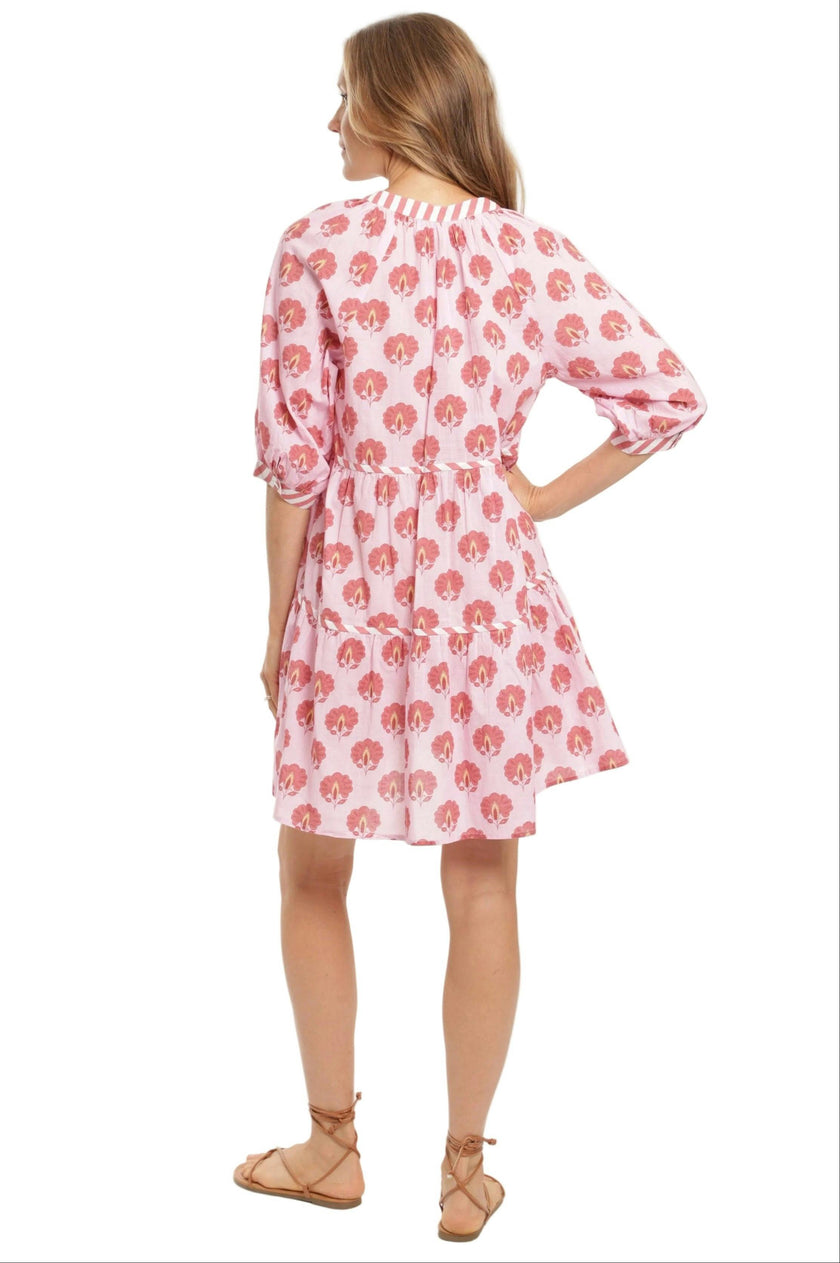 Carlota Dress - Deep Pink