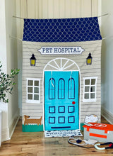 Pet Hospital Doorway Tent with Play Accessories