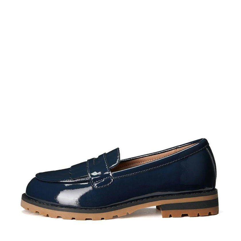 Francie Glossy Patent Leather Loafers