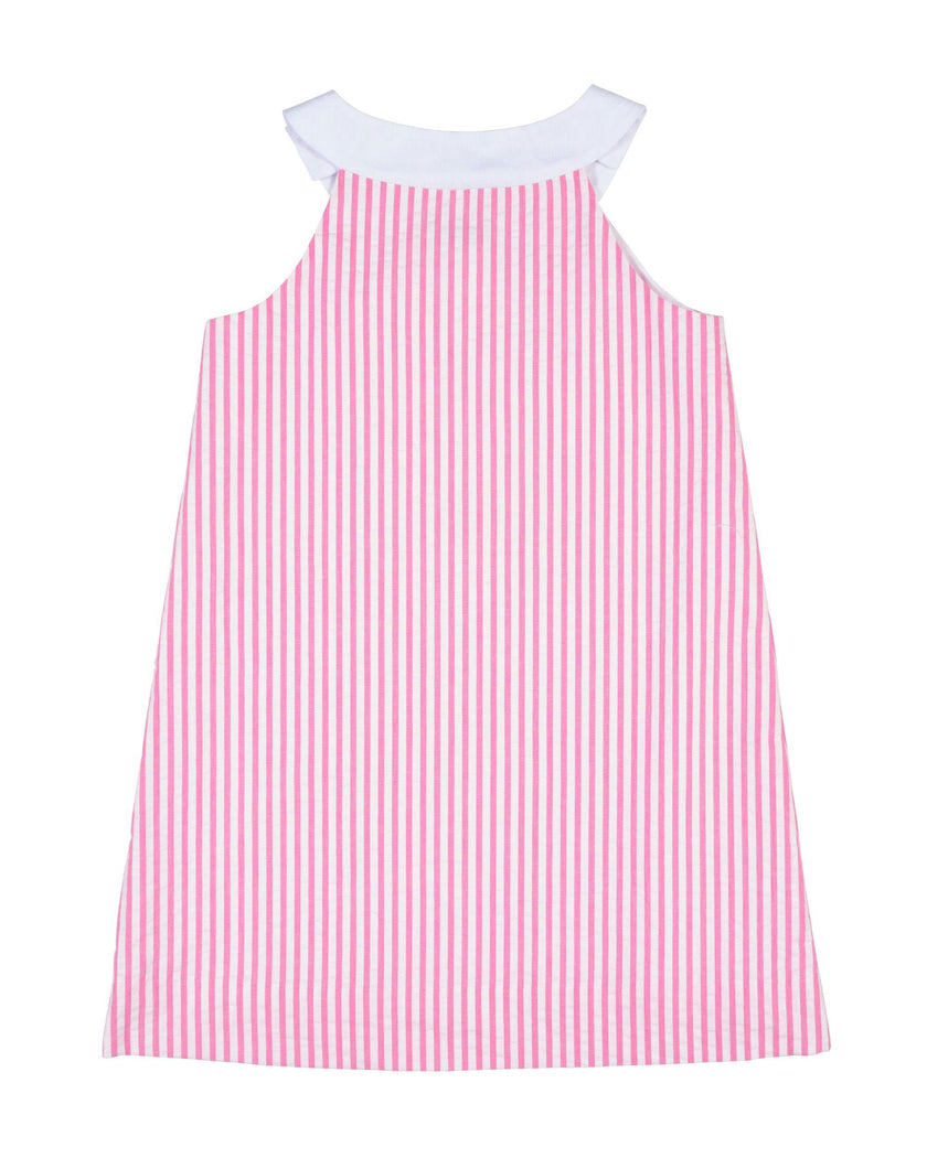 Seersucker Dress With Strawberries