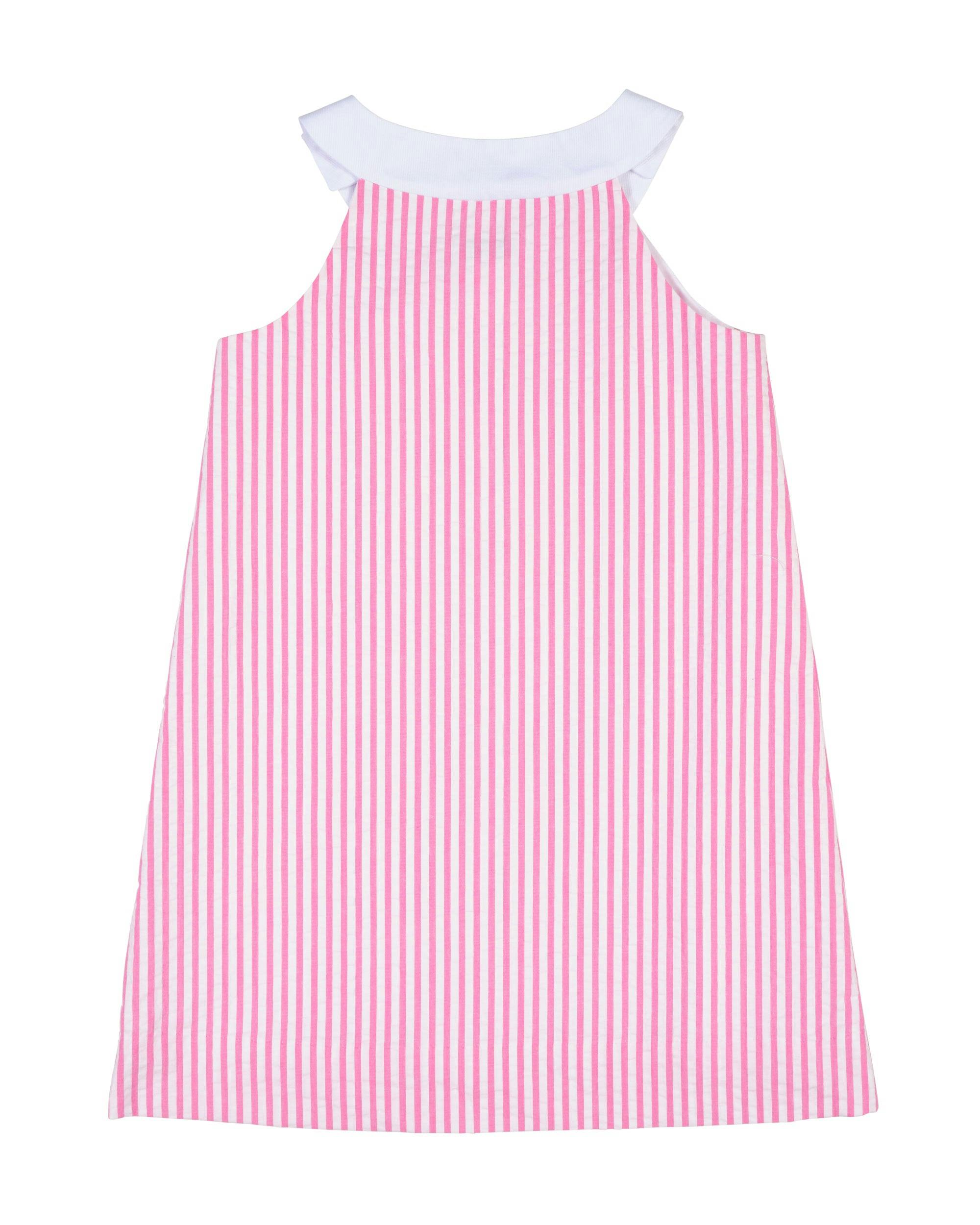 Seersucker Dress With Strawberries