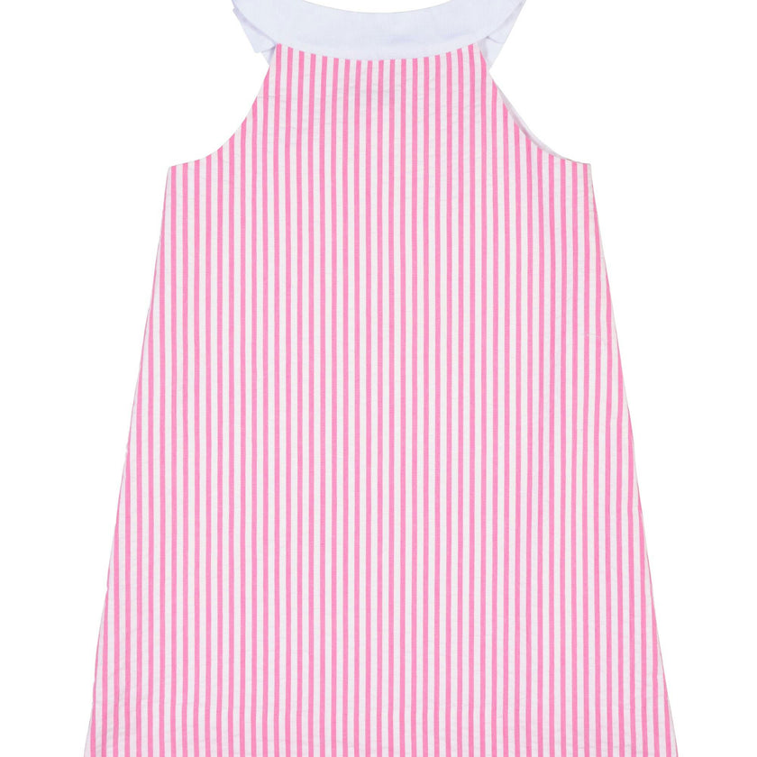 Seersucker Dress With Strawberries