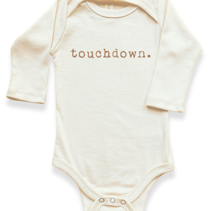 Touchdown Organic Baby Bodysuit Long Sleeve