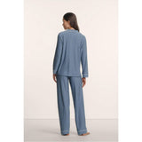 Gisele Printed TENCEL™ Modal Long PJ Set, Blue