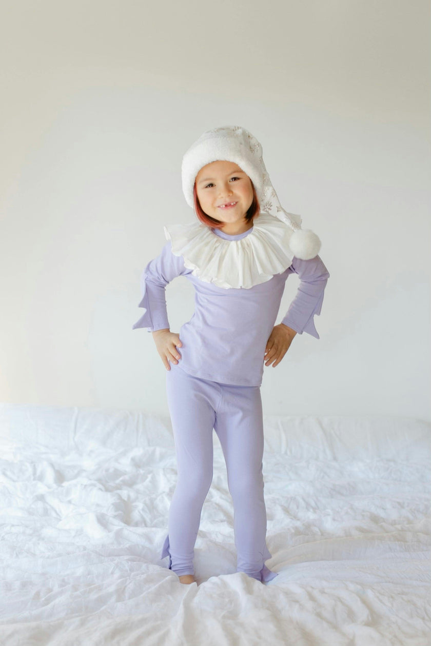 Pastel Purple Elf Costume for Kids – Holiday Christmas Outfit
