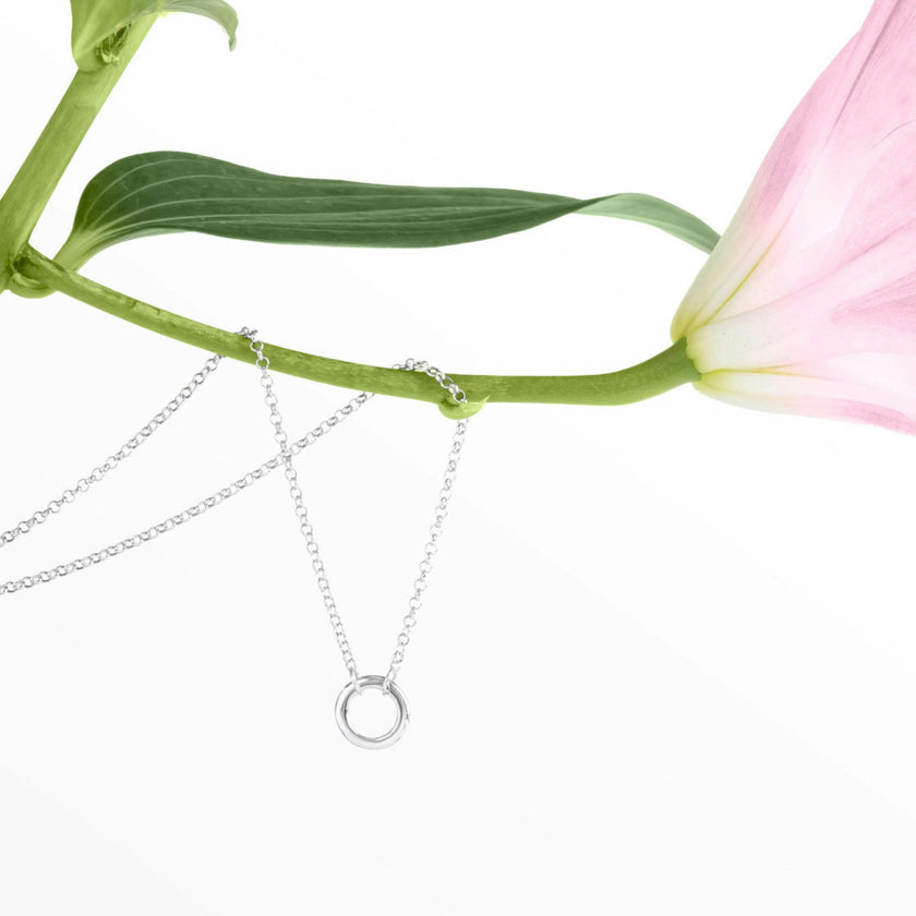 Liam Circle Clasp Necklace