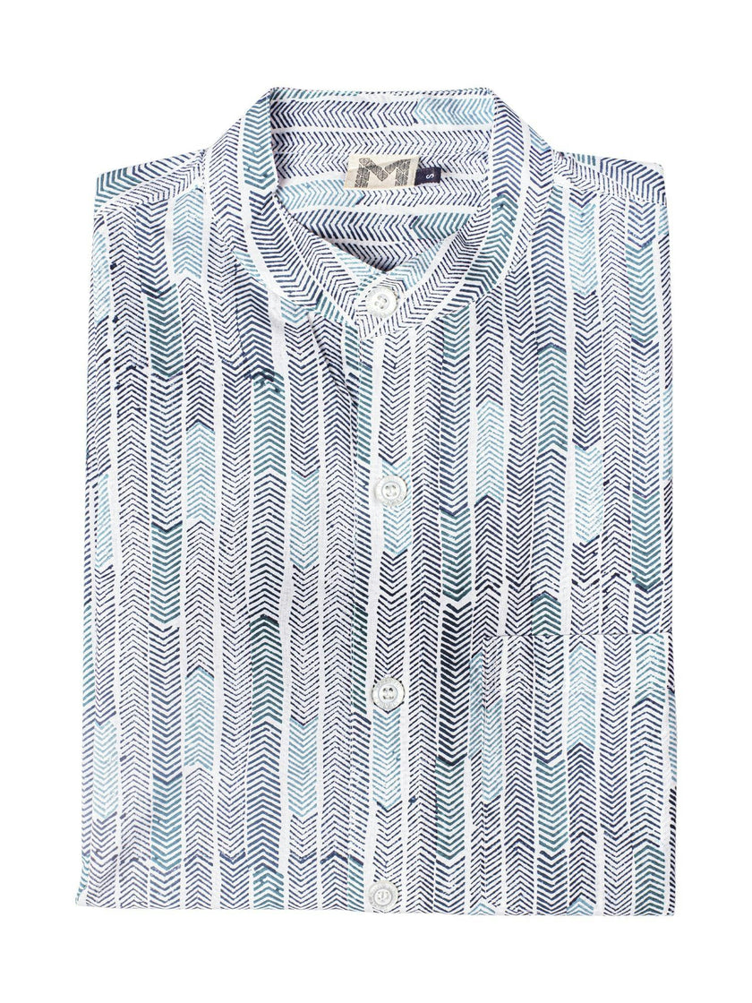 Block Printed Shirt for Men