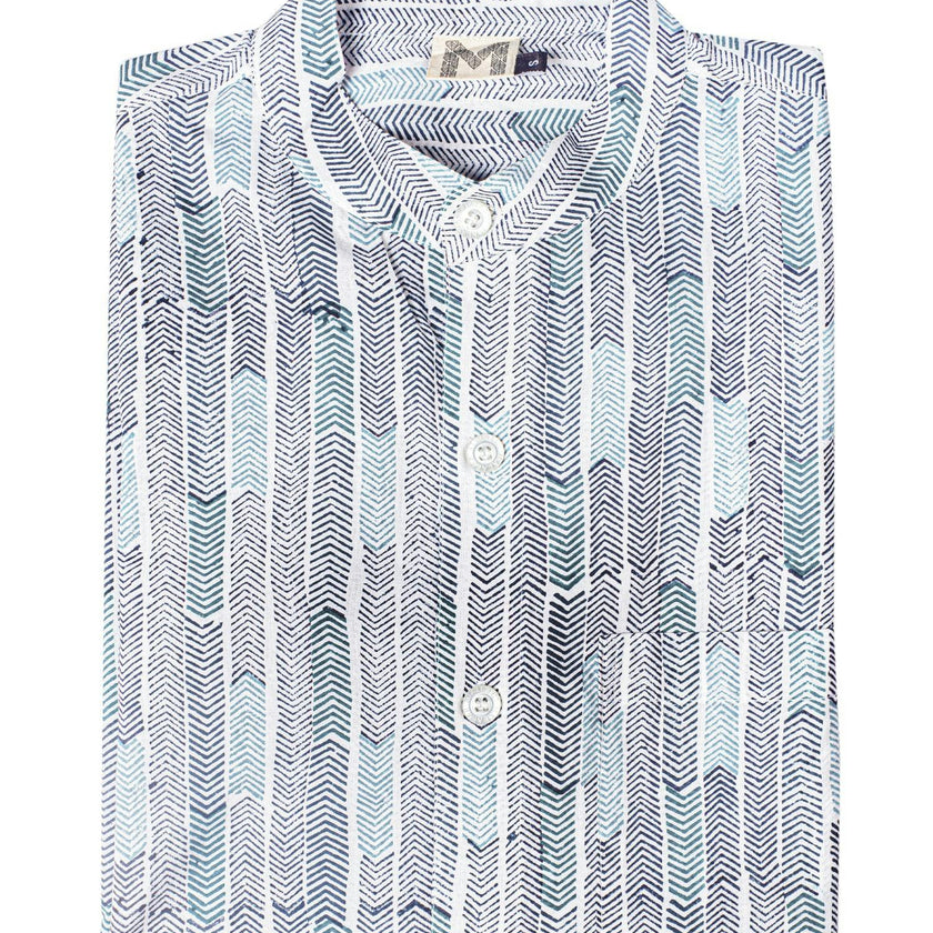 Block Printed Shirt for Boys