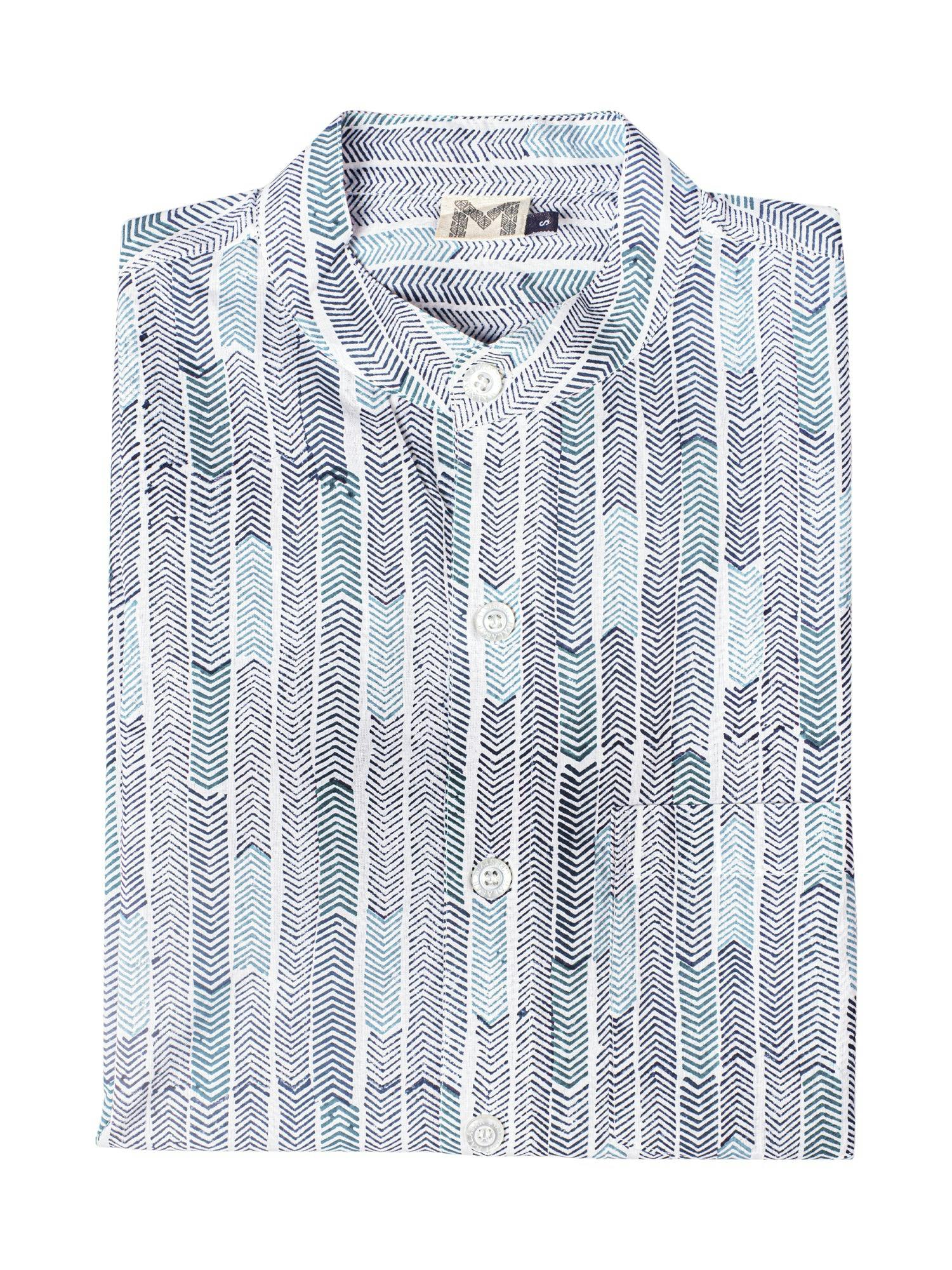 Block Printed Shirt for Boys