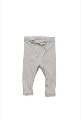Rib Baby Legging Pale Gray