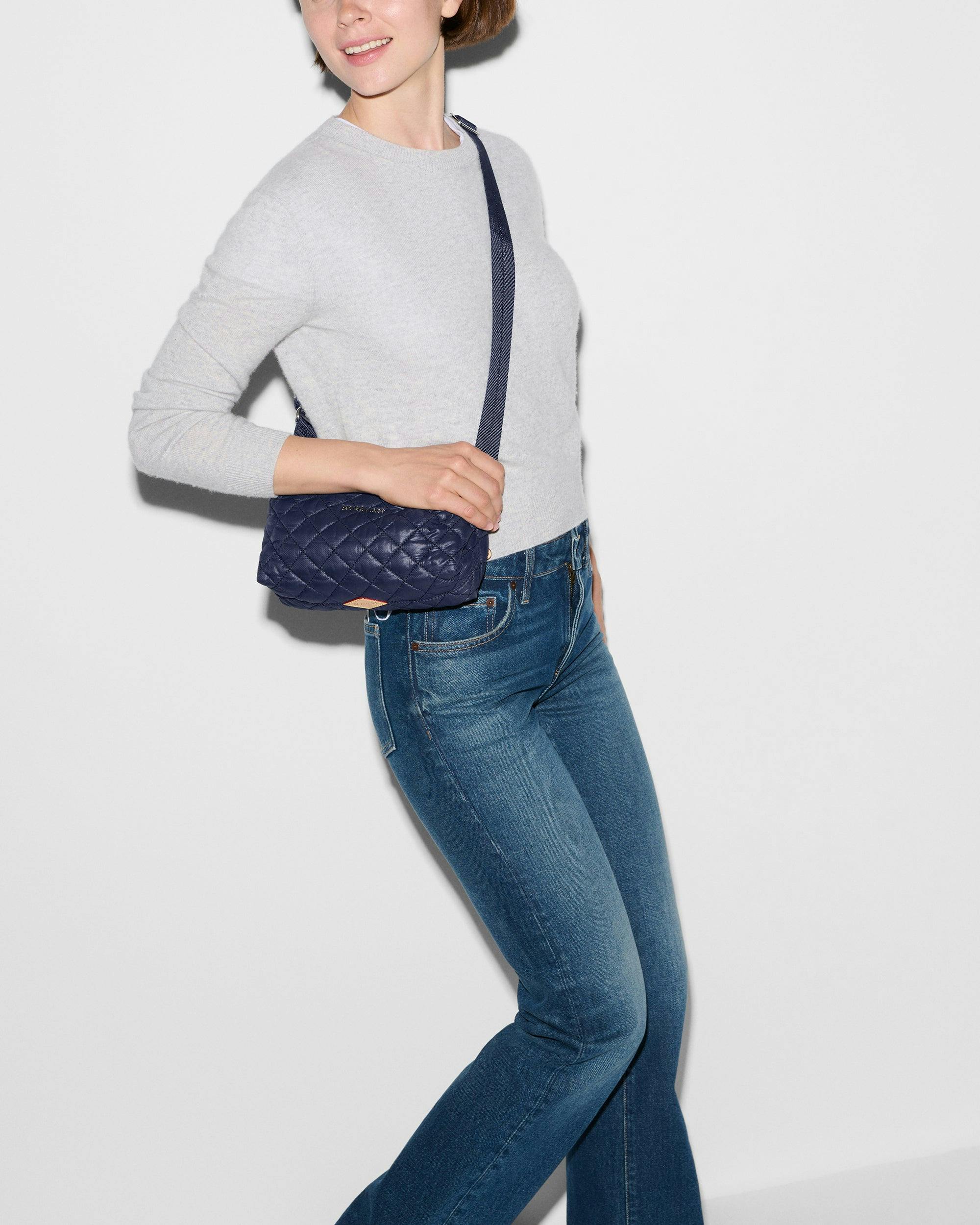Navy Metro Boxy Crossbody