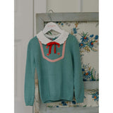 Sage Green Madena Cotton Girl Jumper