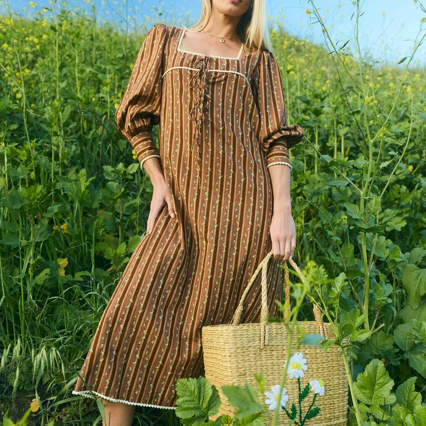 Tara Dress, Fresh Garden Floral