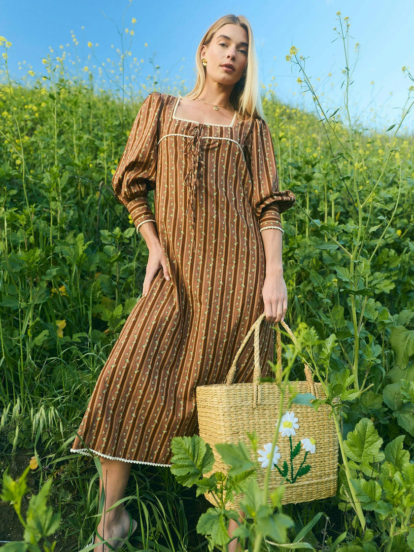 Tara Dress, Fresh Garden Floral