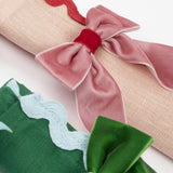 Velvet Napkin Bow Napkin Rings