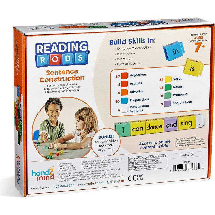 Reading Rods Sentence Construction