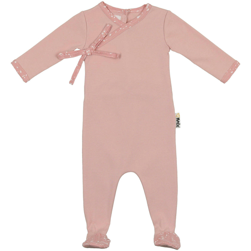 Speckled Wrap Footie
