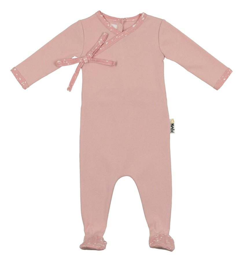 Speckled Wrap Footie