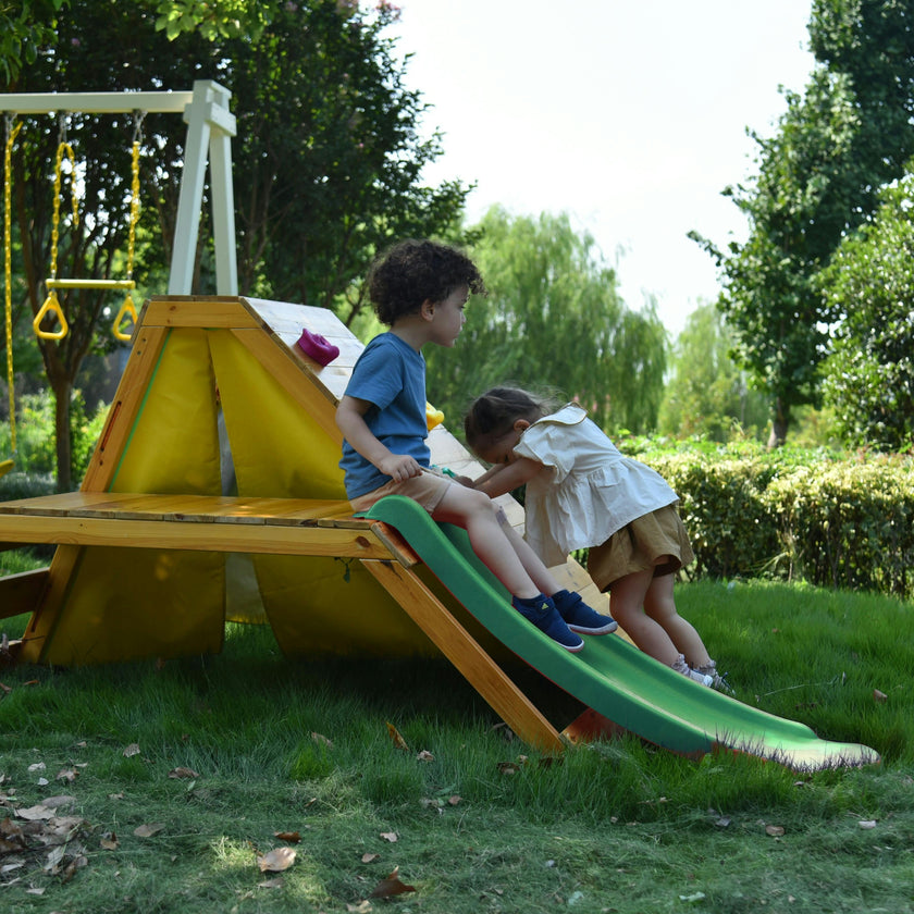 Palm - 5-In-1 Outdoor And Indoor Playground Playset