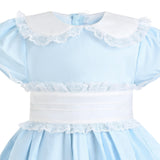 Light Blue Odette Bow-Back Dress